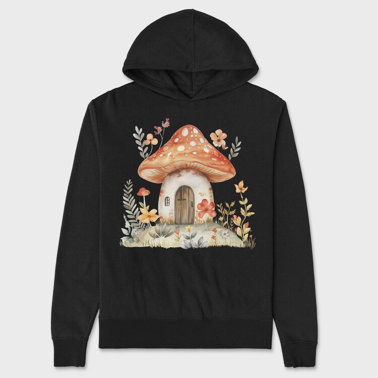 Mushroom Haven Club, Hanorac Oversize Barbati (Unisex)