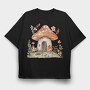 Mushroom Haven Club, Tricou Oversize Barbati (Unisex)