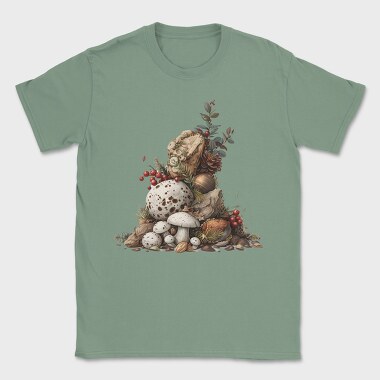 Mushroom Holiday Berry, Tricou Barbati (Unisex)
