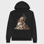 Mushroom Holiday Berry, Hanorac Oversize Barbati (Unisex)