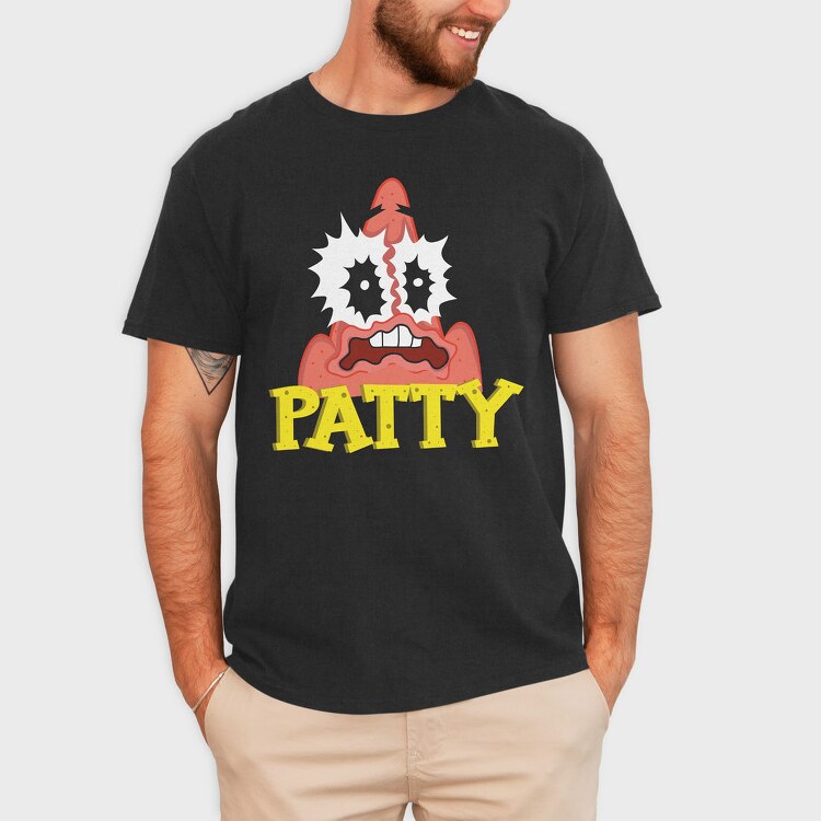 Patty Party Patty, Tricou Barbati (Unisex)