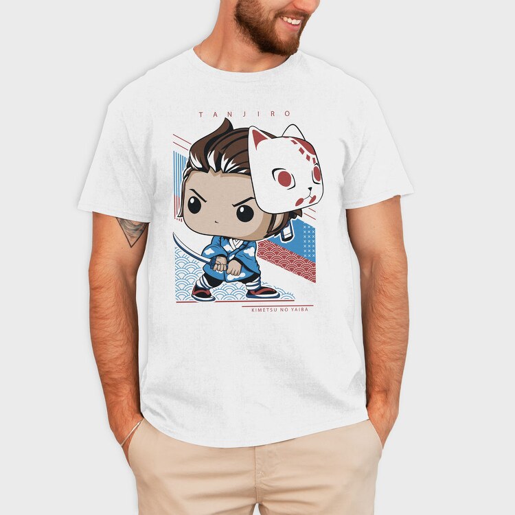 Tanjiro Katana Pop, Tricou Barbati (Unisex)
