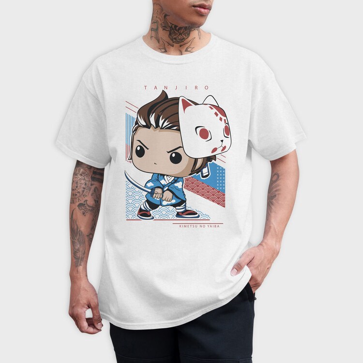 Tanjiro Katana Pop, Tricou Barbati (Unisex)