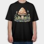 Mushroom Fairy Garden, Tricou Oversize Barbati (Unisex)