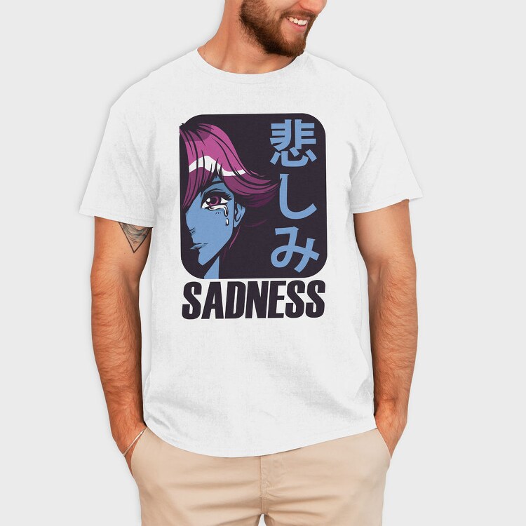 Sadness Tears Crying, Tricou Barbati (Unisex)