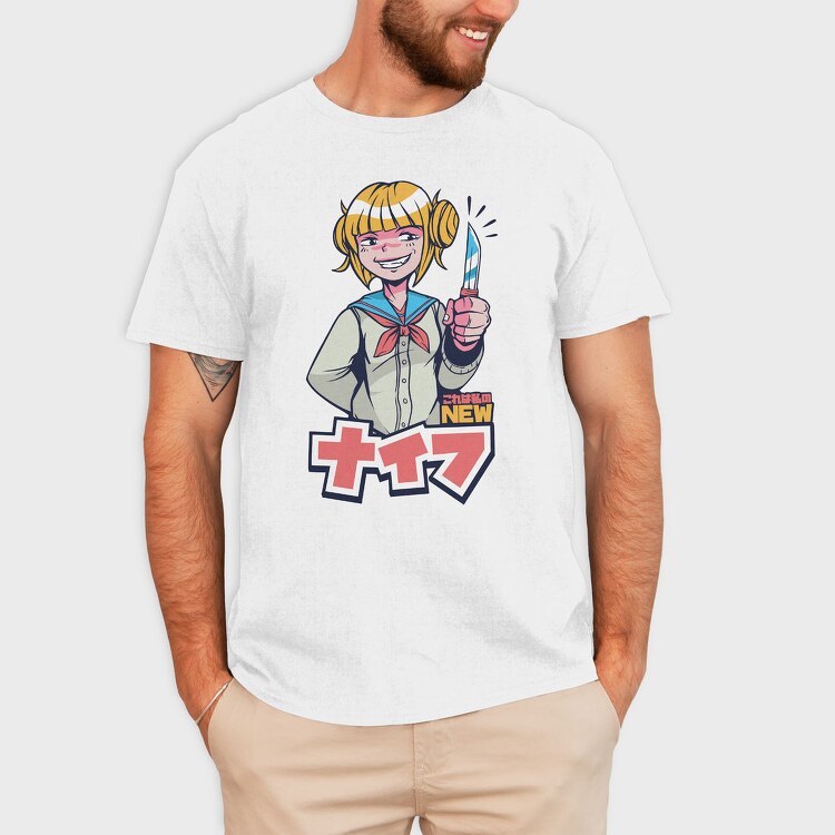 Sailor Girl Knife, Tricou Barbati (Unisex)