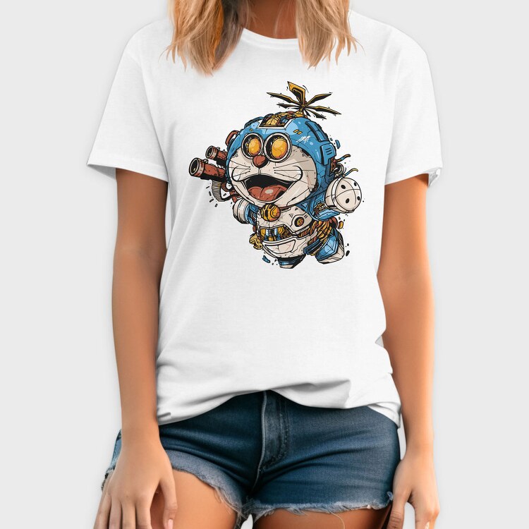 Cyberpunk Cat, Tricou Barbati (Unisex)