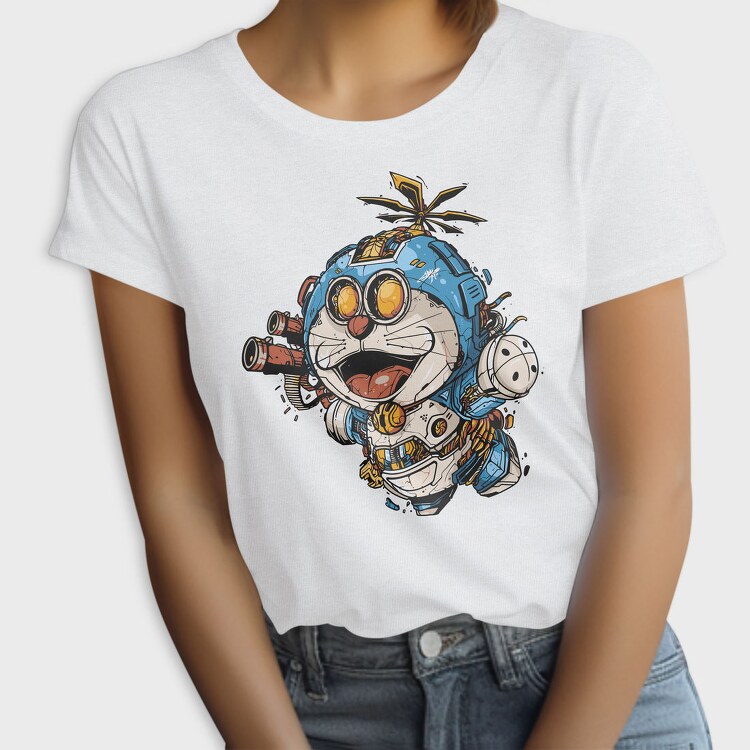 Cyberpunk Cat, Tricou Femei