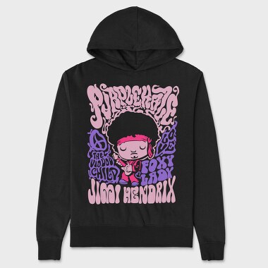 Foxy Child Vibes, Hanorac Oversize Barbati (Unisex)