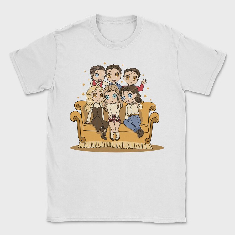 Friends Forever, Tricou Barbati (Unisex)