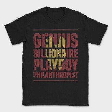 Genius Billionaire Playboy, Tricou Barbati (Unisex)
