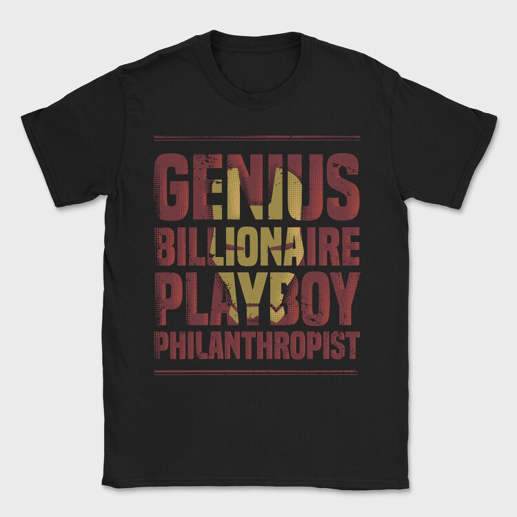 Genius Billionaire Playboy, Tricou Barbati (Unisex)