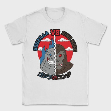 Godzilla Vs King Kong, Tricou Barbati (Unisex)