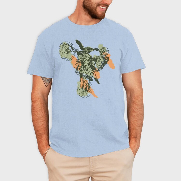 Motorbike Run, Tricou Barbati (Unisex)