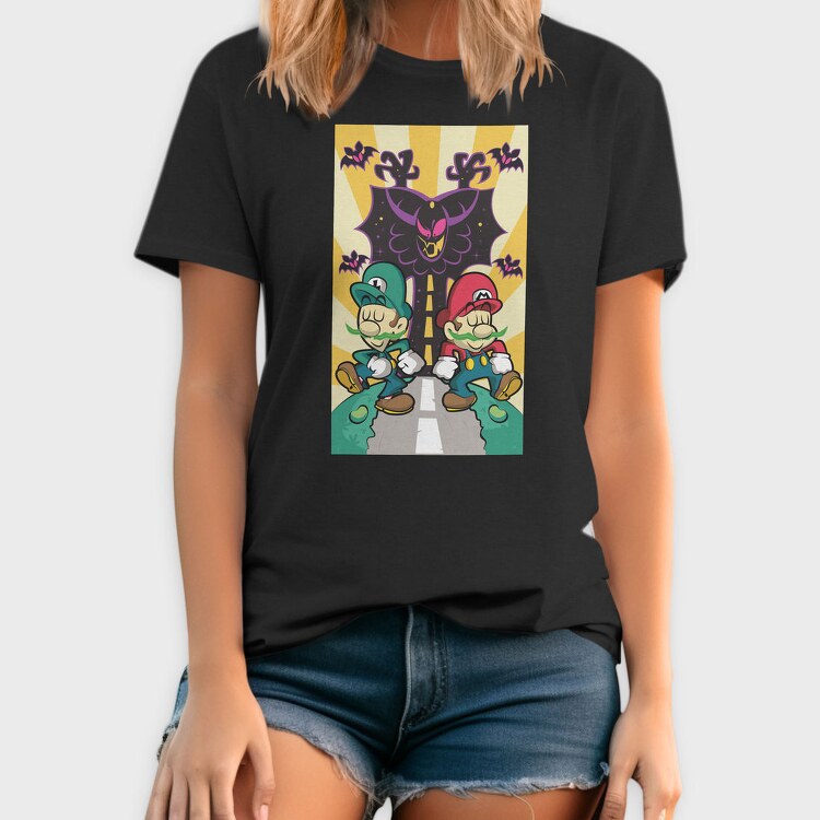 Mario Luigi Halloween, Tricou Barbati (Unisex)