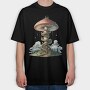 Mushroom Castle Stairs, Tricou Oversize Barbati (Unisex)