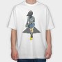 Sailor Moon Walk, Tricou Oversize Barbati (Unisex)
