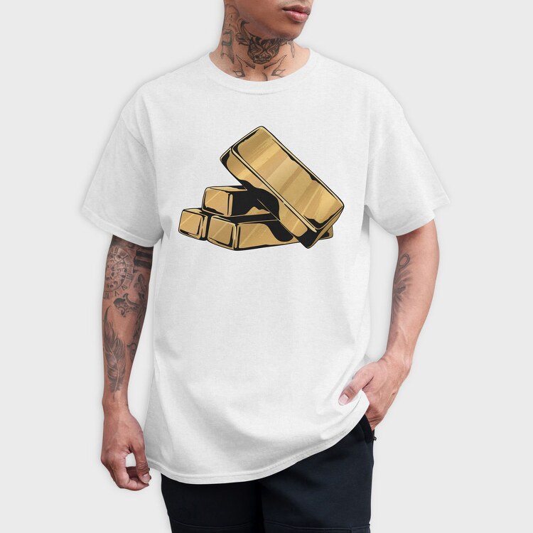 Golden Ice Cubes, Tricou Barbati (Unisex)