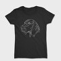 Chalk Dog Face Deutsch Kurzhaar, Tricou Femei