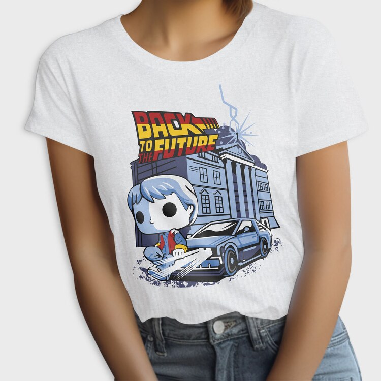 Back To The Future Pop Art, Tricou Femei
