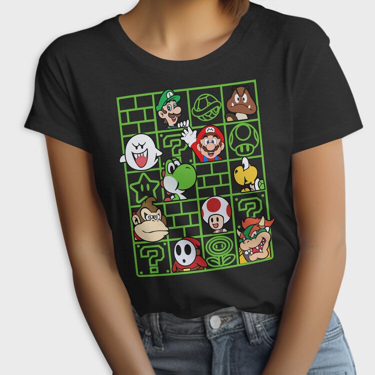 Mario Mystery Quest, Tricou Femei