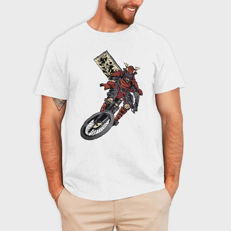 Samurai Bike Ride, Tricou Barbati (Unisex)