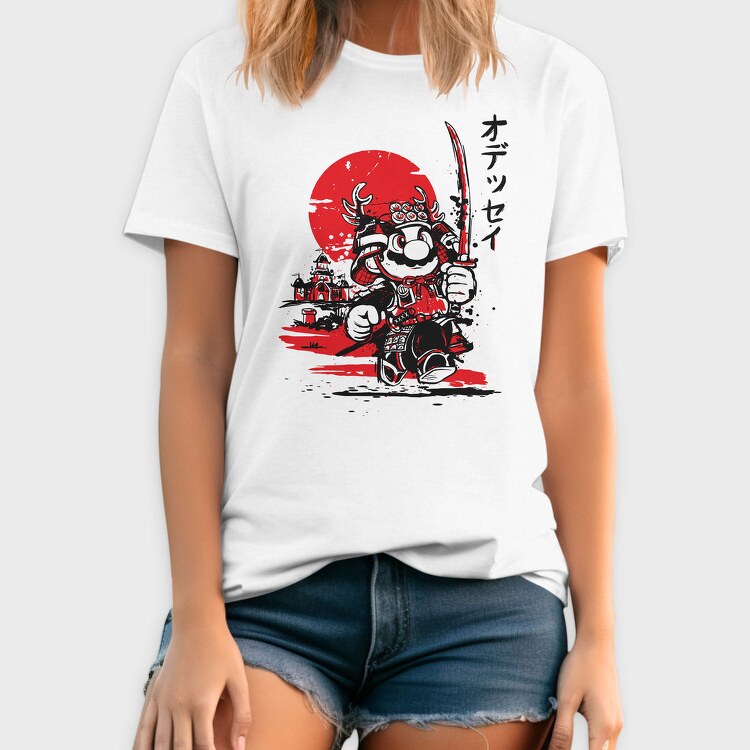 Mario Samurai, Tricou Barbati (Unisex)
