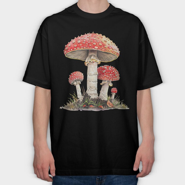 Mushroom Fairy Tales, Tricou Oversize Barbati (Unisex)