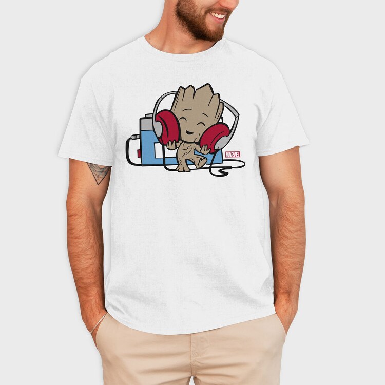 Groot Music Lover, Tricou Barbati (Unisex)