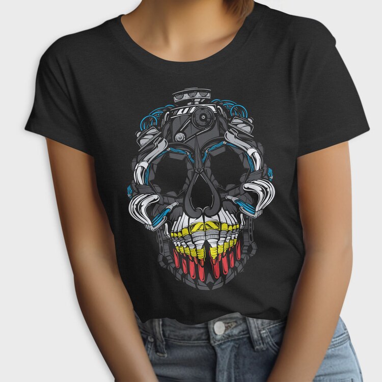 Cyberpunk Skull, Tricou Femei