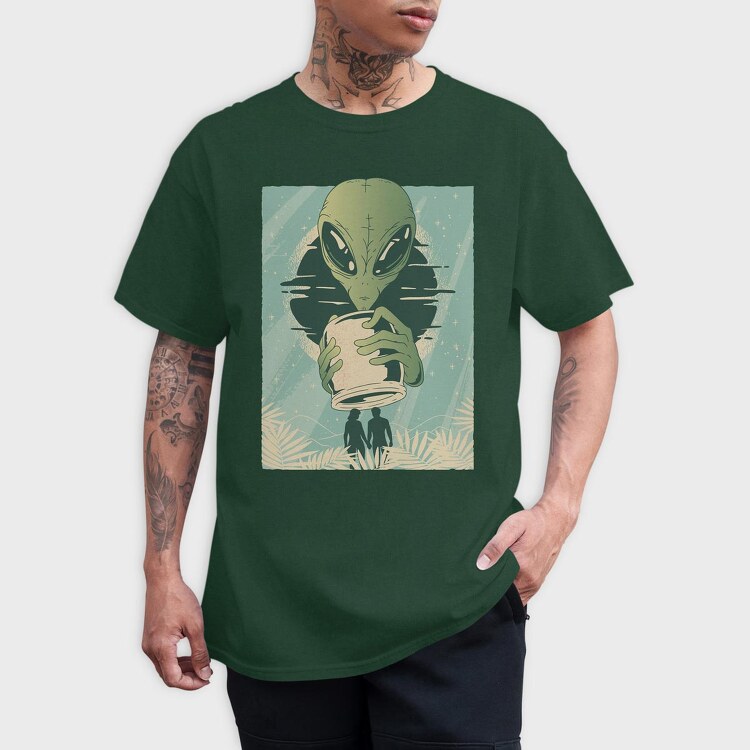 Alien Humans, Tricou Barbati (Unisex)
