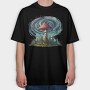 Mushroom Cloud Swirls, Tricou Oversize Barbati (Unisex)
