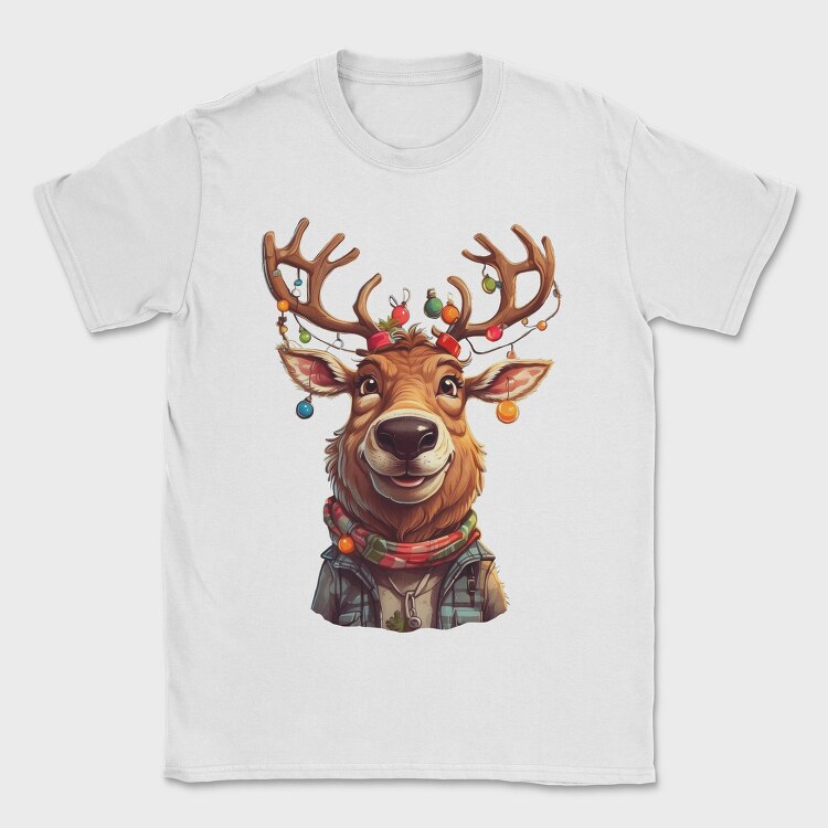 Reindeer Christmas Funny, Tricou Barbati (Unisex)