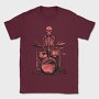 Red Skeleton Drummer, Tricou Barbati (Unisex)
