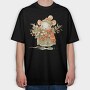 Mouse Christmas Bouquet, Tricou Oversize Barbati (Unisex)