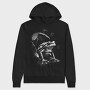 Realistic Frog in Nature, Hanorac Oversize Barbati (Unisex)