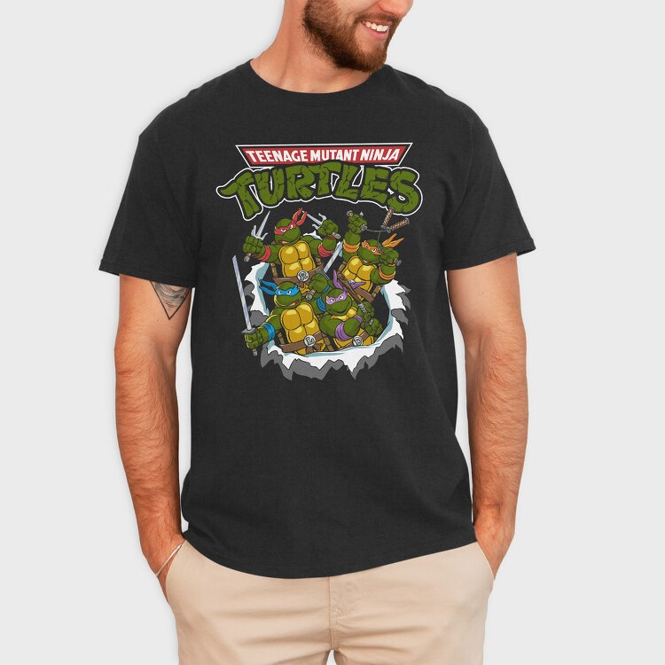 Teenage Mutant Ninja Turtles 4, Tricou Barbati (Unisex)