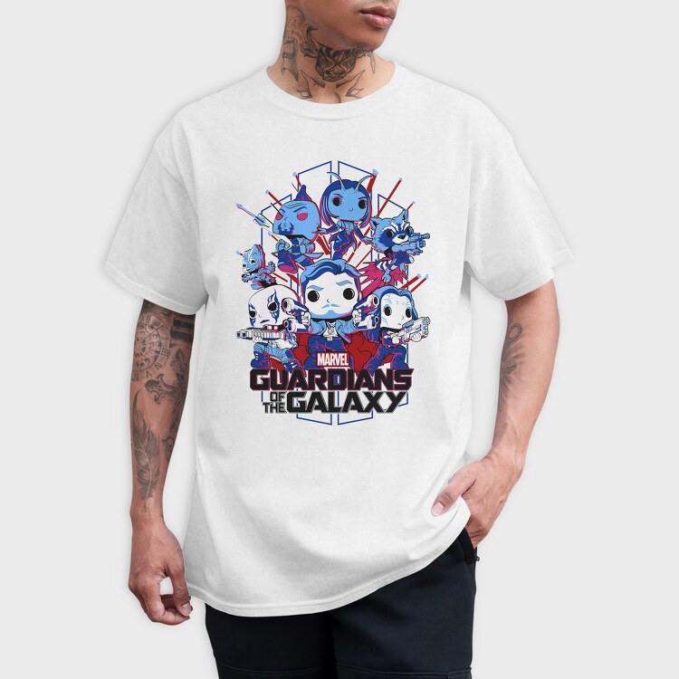 Guardians Of The Galaxy Pop Art, Tricou Barbati (Unisex)