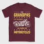 Real Graandpas Ride Motorcycles, Tricou Barbati (Unisex)