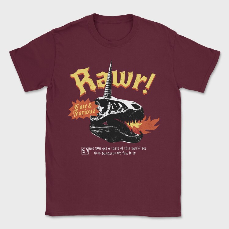 Rawr, Tricou Barbati (Unisex)
