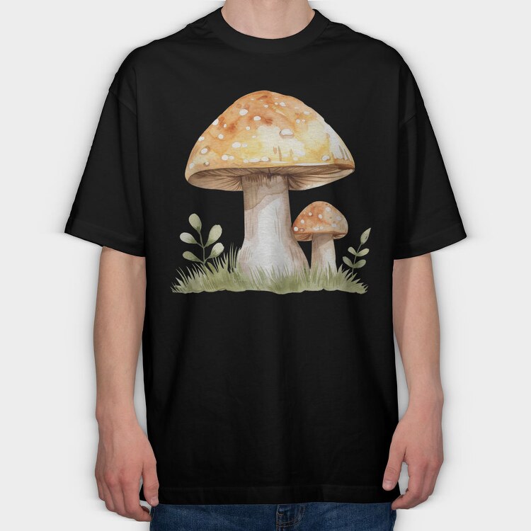 Mushroom Grass Clubhouse, Tricou Oversize Barbati (Unisex)