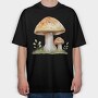 Mushroom Grass Clubhouse, Tricou Oversize Barbati (Unisex)