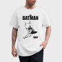 Batman Black And White, Tricou Barbati (Unisex)