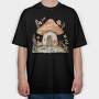 Mushroom Haven Club, Tricou Oversize Barbati (Unisex)