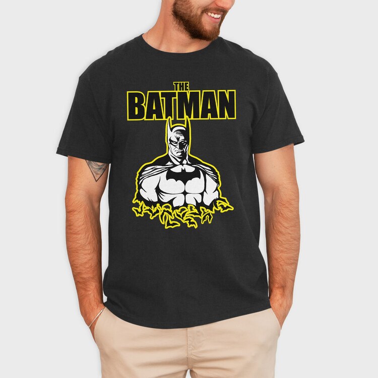 Batman Comic Style, Tricou Barbati (Unisex)