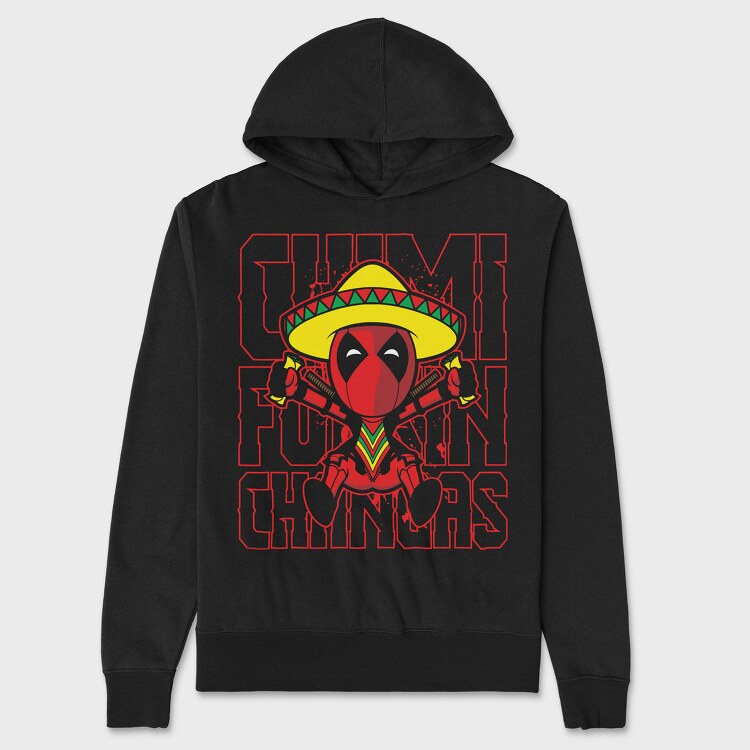 Guacamole Sombrero, Hanorac Oversize Barbati (Unisex)