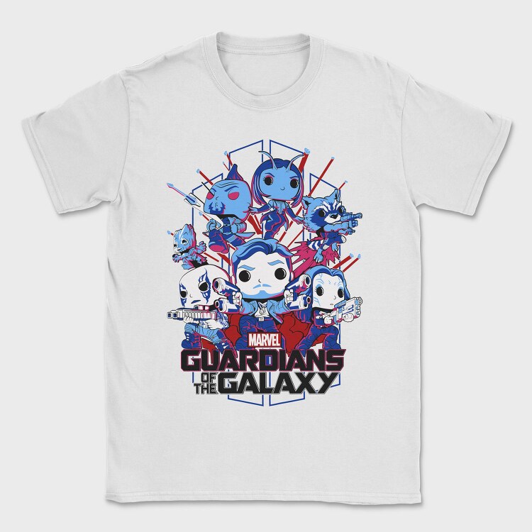 Guardians Of The Galaxy Pop Art, Tricou Barbati (Unisex)