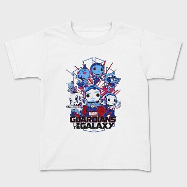Guardians Of The Galaxy Pop Art, Tricou Copii