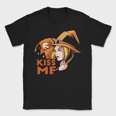 Halloween Witch Kiss, Tricou Barbati (Unisex)