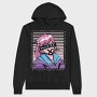 Hardcore Glitch Girl, Hanorac Oversize Barbati (Unisex)